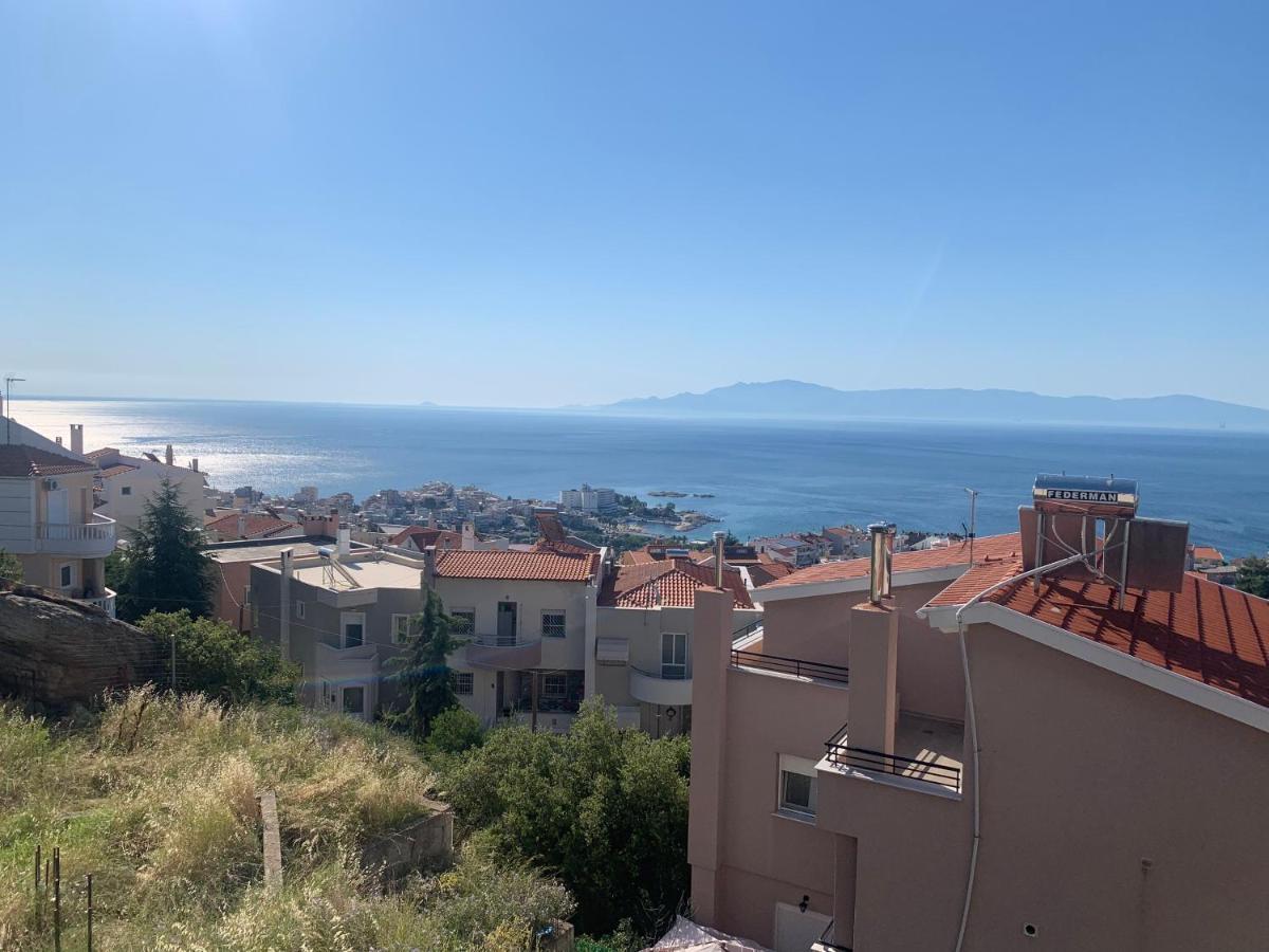 Appartamento Breathtaking Sea View Kavala Esterno foto