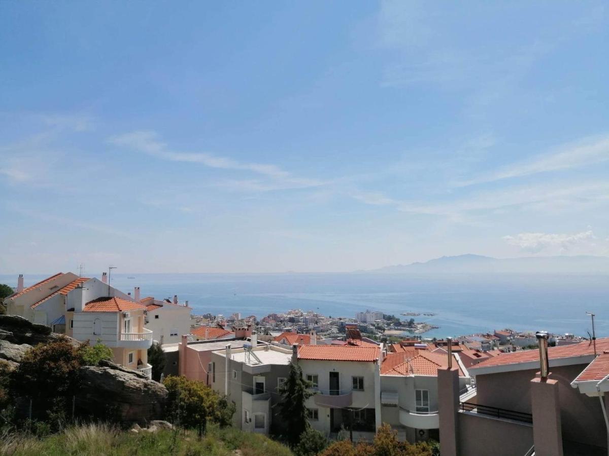 Appartamento Breathtaking Sea View Kavala Esterno foto